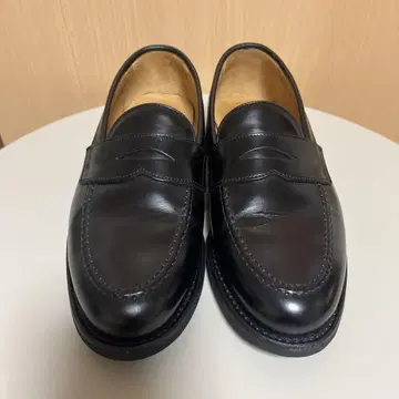 블랙 가죽 로퍼