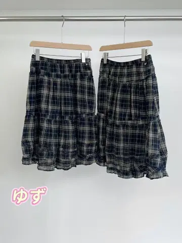 coyseio 체크 롱 스커트 1 사이즈