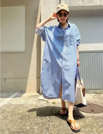 Americana STRIPE SHIRT Onepiece