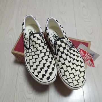 VANS 체크 무늬 슬립온