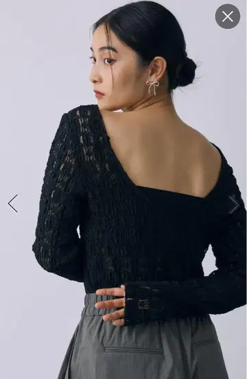 BABYLONE 러셀 레이스 티셔츠