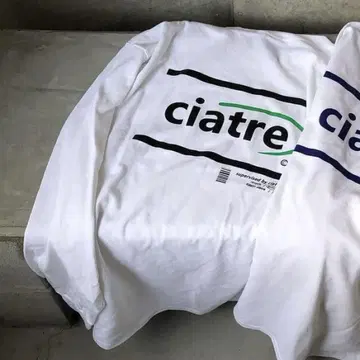 ciatre 시어터 롱T셔츠 롱T 화이트