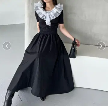SNIDEL 스나이델 프론트 지퍼 플레어 스커트 새상품 택 포함 25AW