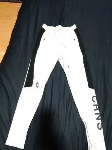 CRONOS 화이트 조거 팬츠 M