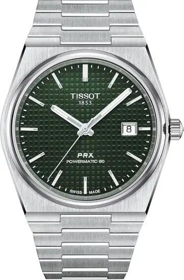 TISSOT PRX Powermatic 80 오토매틱 40mm 그린