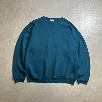 90s USA제 TULTEX 무지 맨투맨 레어 컬러 짧은 기장 구제 의류