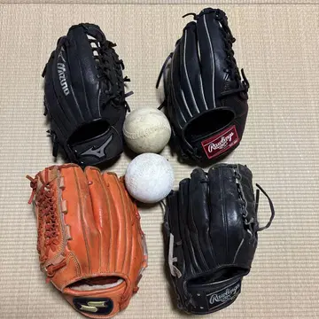 야구 그로브 4세트 Mizuno Rawlings S