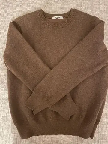 SLOANE 12G 천축 더블 페이스 니트 크루넥 size 2