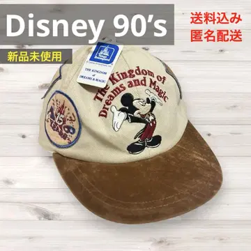 [미사용 새상품] 90s 도쿄 디즈니랜드 당시 물건 미키 캡 일본제