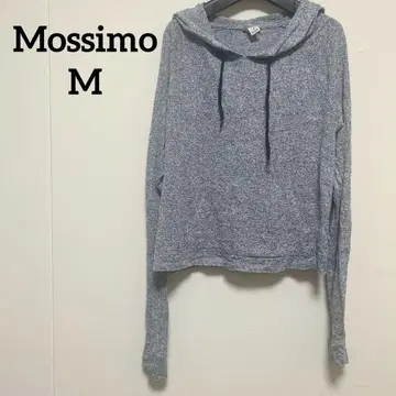 Mossimo [ M ] 그레이 후디 숏 기장