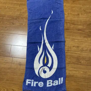 파이어 볼 타월 파랑