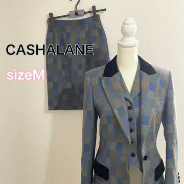 사이즈 M CASHALANE 긴자 야마가타야 자켓 베스트 스커트 3점