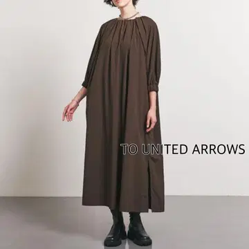 투 유나이티드 애로우즈 개더 원피스