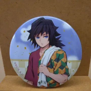 극락탕 귀멸의 칼날 토미오카 기유 캔뱃지