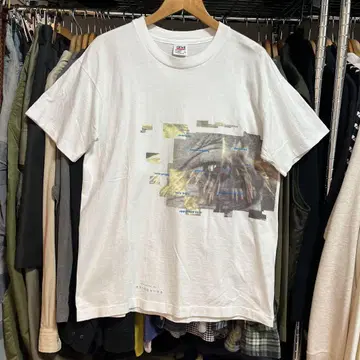 [ 90s USA제 '시세이도' 기업 로고 1994 아트 Tee ]