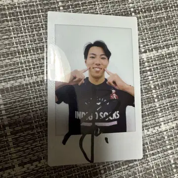 한신 타이거즈 쿠도 야스나리 친필 사인 폴라로이드