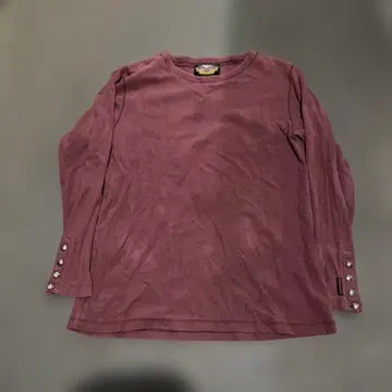 할리데이비슨 버건디 긴팔 티셔츠