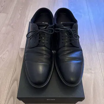 BOSS 블랙 드레스 슈즈 28.0cm