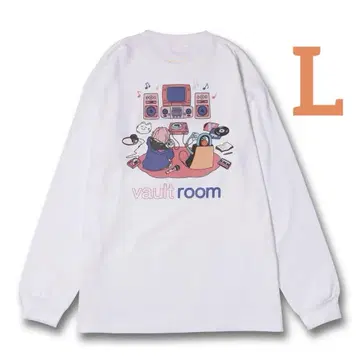 valtroom nqrse L/S TEE WHITE 롱 슬리브 화이트 L