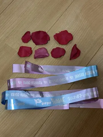 나니와단시 BON BON VOYAGE 라이브 은색 테이프 어덜티 장미