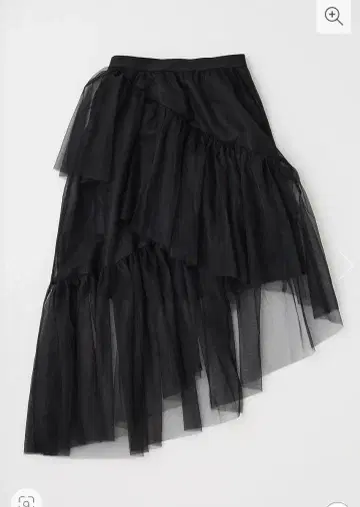 택 포함 미사용 새상품 MOUSSY 볼륨 샤샤 스커트
