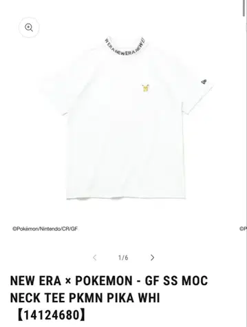 T셔츠 미드넥 포켓몬스터 x NEW ERA 골프 포켓몬