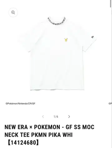 T셔츠 미드넥 포켓몬스터 x NEW ERA 골프 포켓몬