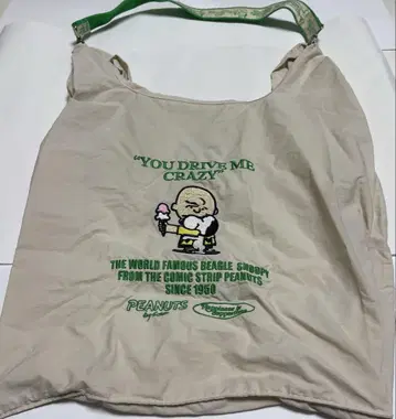 스누피 스트랩 포함 쇼핑백