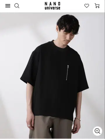Epoche ZIP T셔츠 사이즈 L