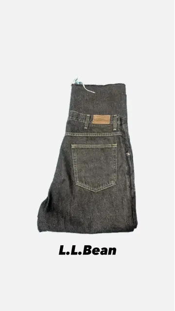 L.L.Bean 더블 L 진 가죽 패치 90s