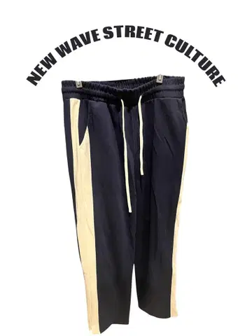 NEW WAVE STREET CULTURE 사이드 라인 저지 팬츠