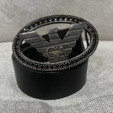 EMPORIO ARMANI 로고 가죽 벨트