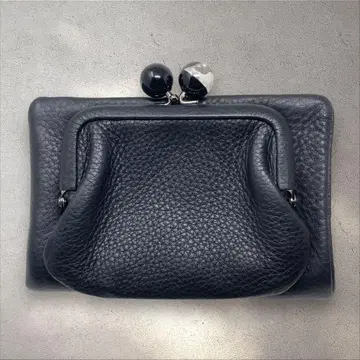 미사용 ear PAPILLONNER 이아파피요네 지갑 가마구치 블랙