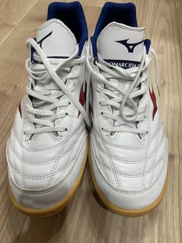Mizuno Monarcida 풋살화 화이트/레드/블루