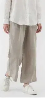 무인양품 이지 와이드 팬츠 베이지 XXL