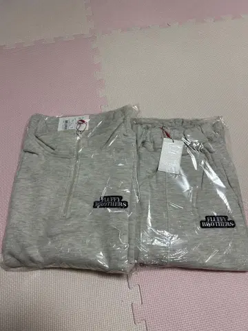 플러피 브라더스 하프 지퍼 트레이닝복 x 스웨트 팬츠