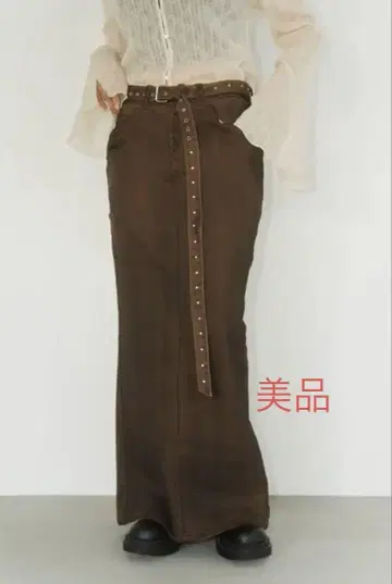 [ Knuth Marf ] vintage studs long skirt