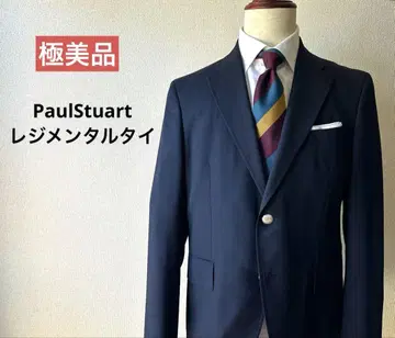 새상품급 폴 스튜어트 PaulStuart 레지멘탈 넥타이