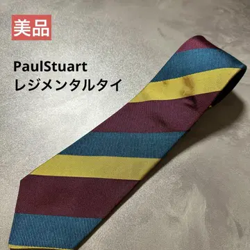 새상품급 폴 스튜어트 PaulStuart 레지멘탈 넥타이