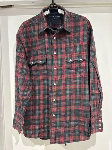 Tommy Hilfiger 플란넬 체크 셔츠