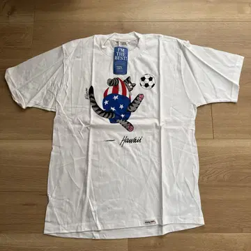 [새상품 미사용] 크레이지 셔츠 80년대 SOCCER CAT2 티셔츠