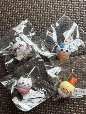 당일 발송 컴플리트 치이카와 (먼작귀) 쿠라스시 비쿠라폰 키링 세트 4개
