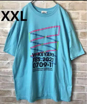 W-KEYAKI FES.2021 로고 셔츠 XXL