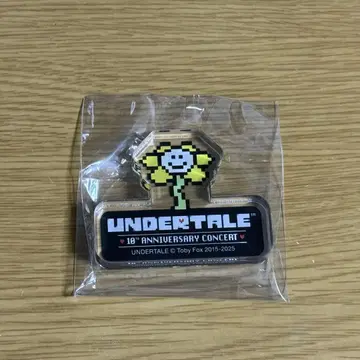 UNDERTALE 10th 회장 한정판 가챠 아크릴 블록 플라위
