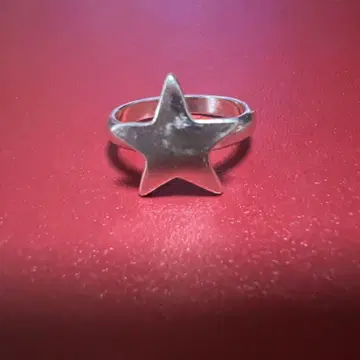 HARPO 별 모양 실버 반지