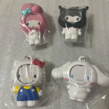 [ 익명 배송 ] 산리오 캐릭터즈 사진 프레임 마스코트 전 4종 컴플리트