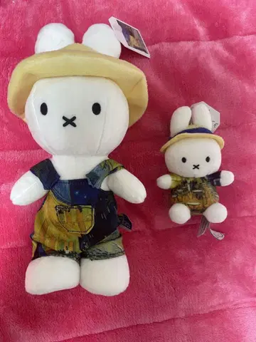 고흐전 한정판 고베시박물관 미피 봉제 인형 2체 세트