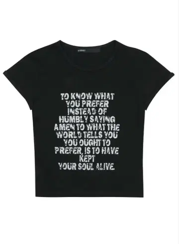 BOHEMSEO Bohemian seoul 티셔츠 블랙