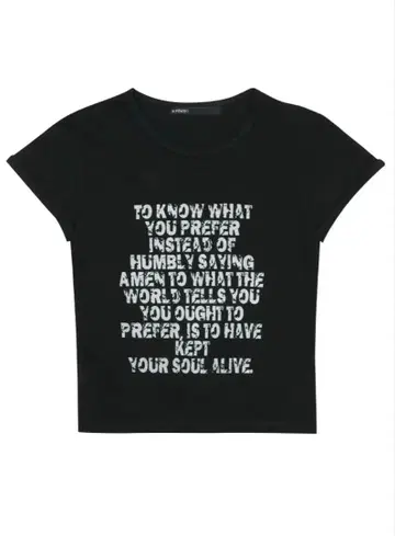 BOHEMSEO Bohemian seoul 티셔츠 블랙