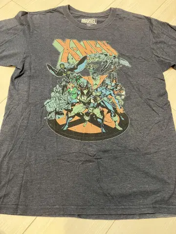 MARVEL X-MEN 티셔츠 M 사이즈 블루 그레이
